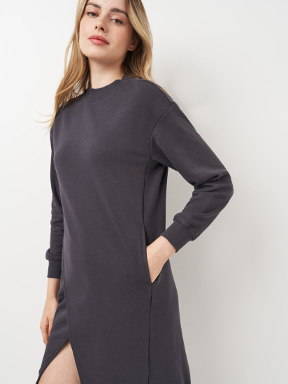 Сукня міні H&M модель 9555373ral_Темно-серый — фото 4 - INTERTOP