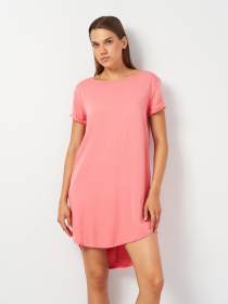 Платье-футболка H&M модель 9668663ral_Розовый Фото