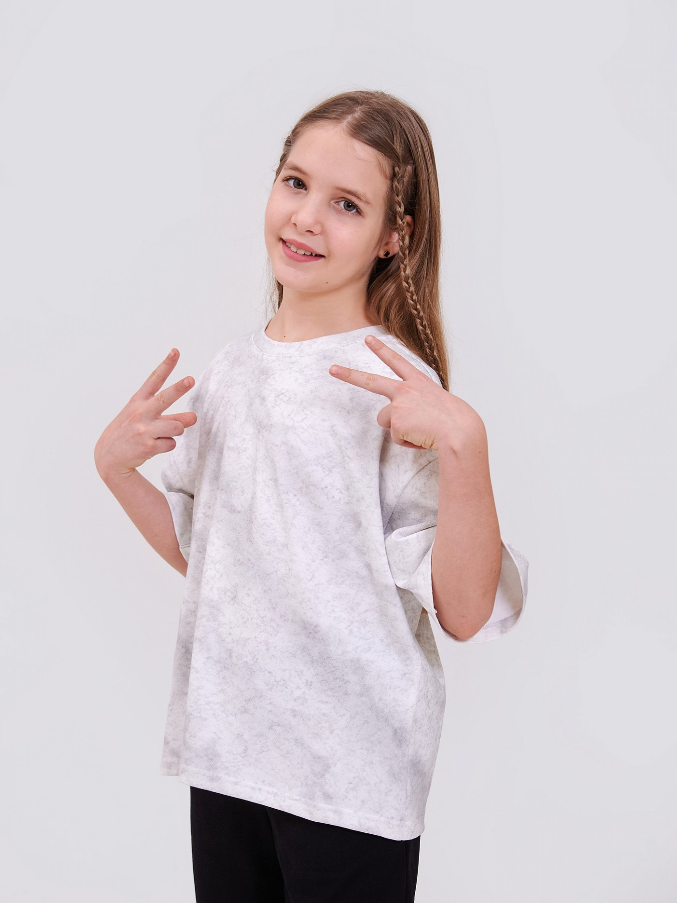 Футболка SMIL модель smil_110793-svetlo-seryj Фото