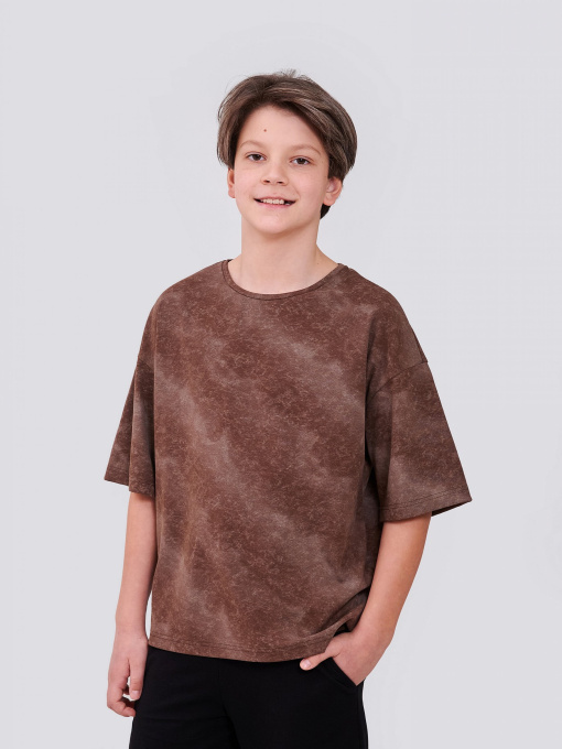 Футболка SMIL модель smil_110848-koricnevyj Фото