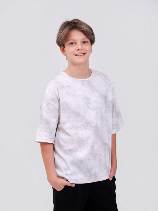 Футболка SMIL модель smil_110848-svetlo-seryj Фото