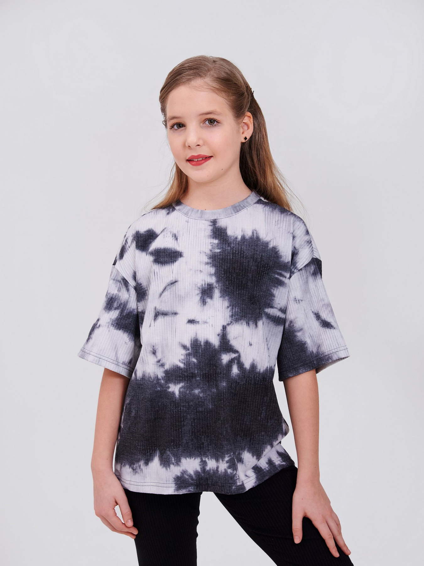 Футболка SMIL модель smil_110153-belyj-s-cernym Фото