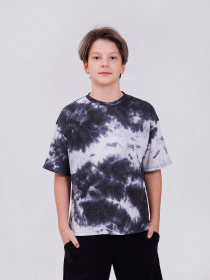 Футболка SMIL модель smil_110153-belyj-s-cernym Футболка SMIL модель smil_110153-belyj-s-cernym Фото