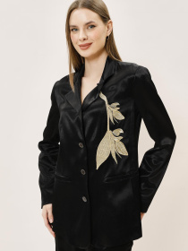 Жакет Sassofono модель A242-SF-302241_черный Фото