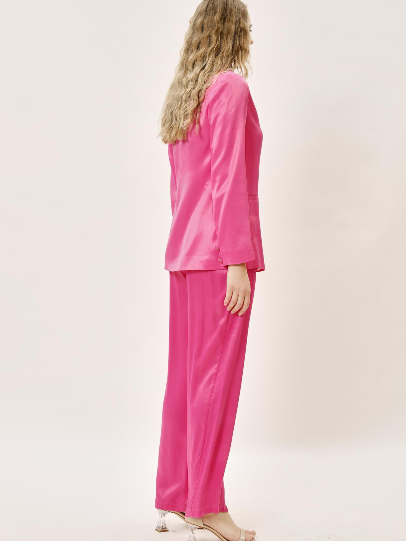 Жакет Sassofono модель A242-SF-302241_розовый Фото