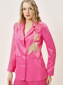 Жакет Sassofono модель A242-SF-302241_розовый Фото