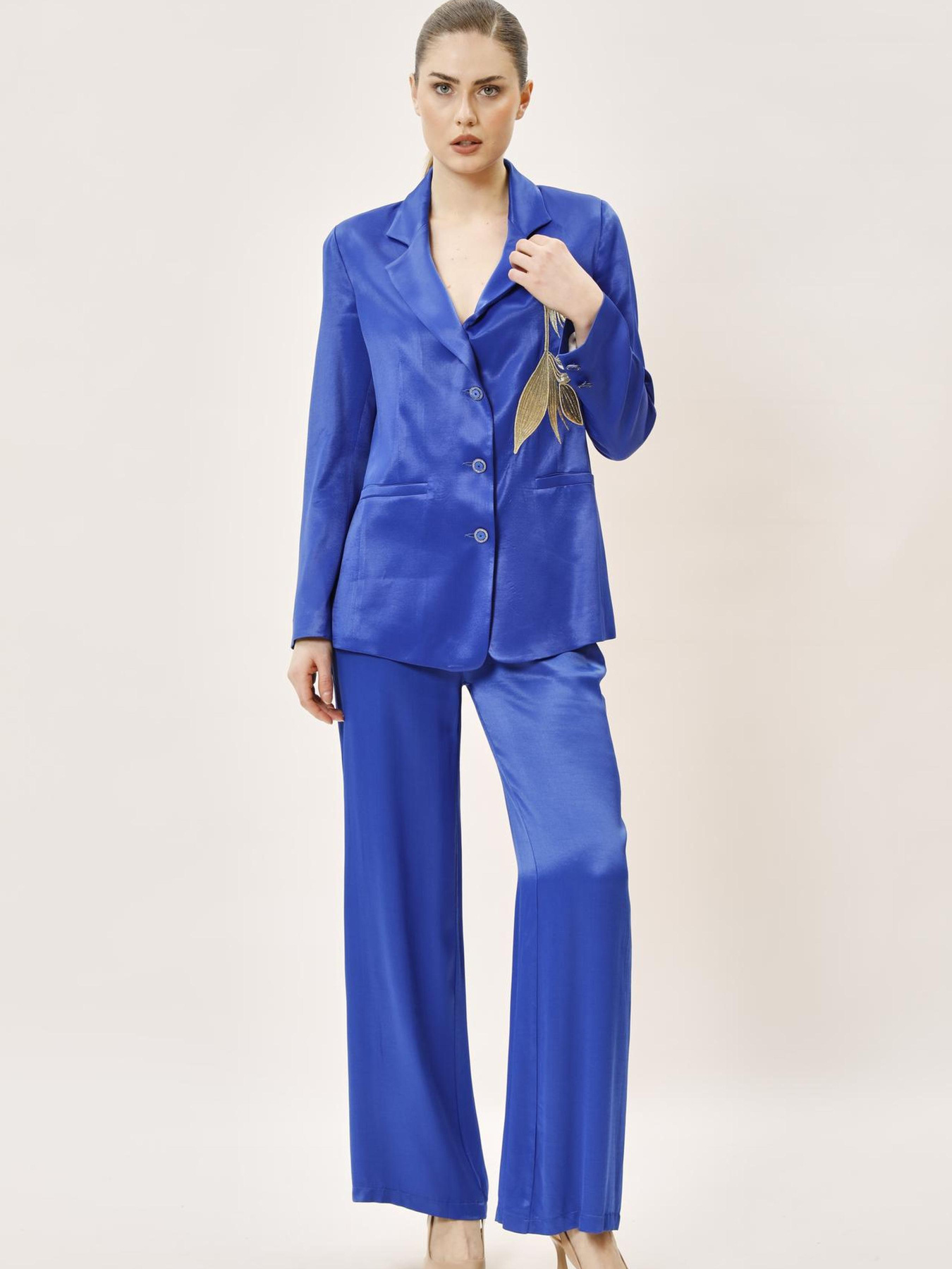 Жакет Sassofono модель A242-SF-302241_электрик синий Фото