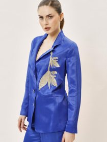 Жакет Sassofono модель A242-SF-302241_электрик синий Фото