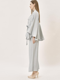 Повсякденний костюм Sassofono модель A242-SF-306501_серый Повсякденний костюм Sassofono модель A242-SF-306501_серый Фото