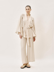 Костюм Sassofono модель A242-SF-306501_молочный Фото