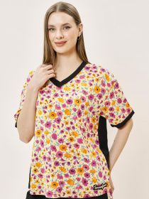 Футболка Sassofono модель A242-SF-317111_ченый_желтый Фото