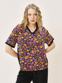 Футболка Sassofono модель A242-SF-317111_черный_темно_синий Фото