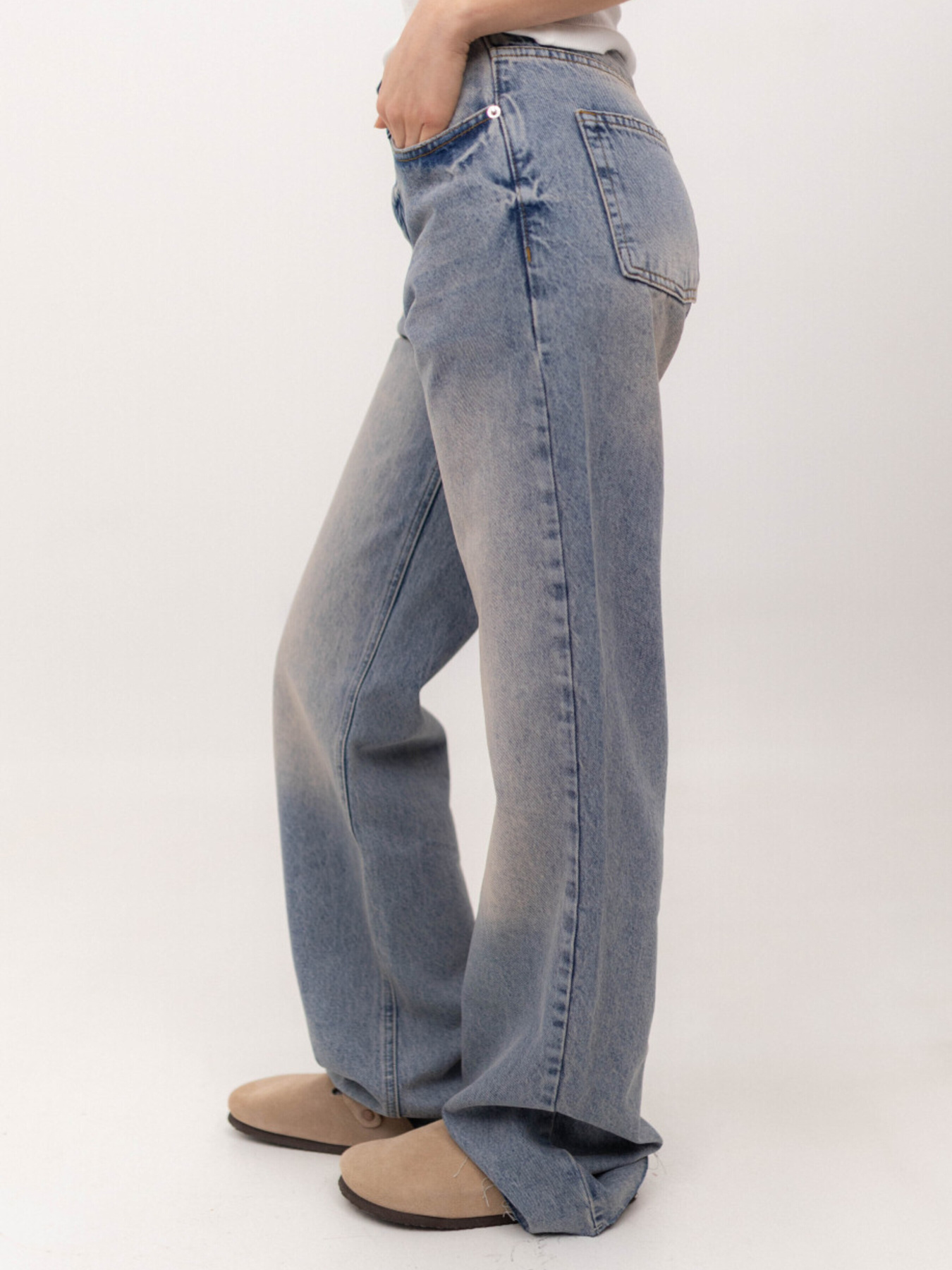 Широкі джинси Twice модель 250110538 Фото