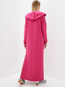 Платье макси ISSA Plus модель 12219_raspberry Фото
