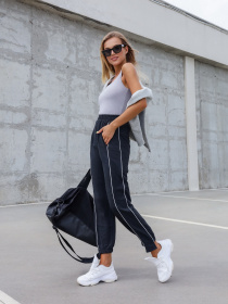 Штаны спортивные ISSA Plus модель 12825_darkgray Фото