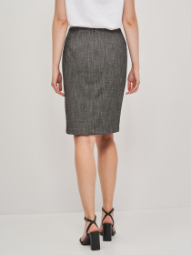Спідниця міні H&M модель 7784760sm_черно-белый узор Фото