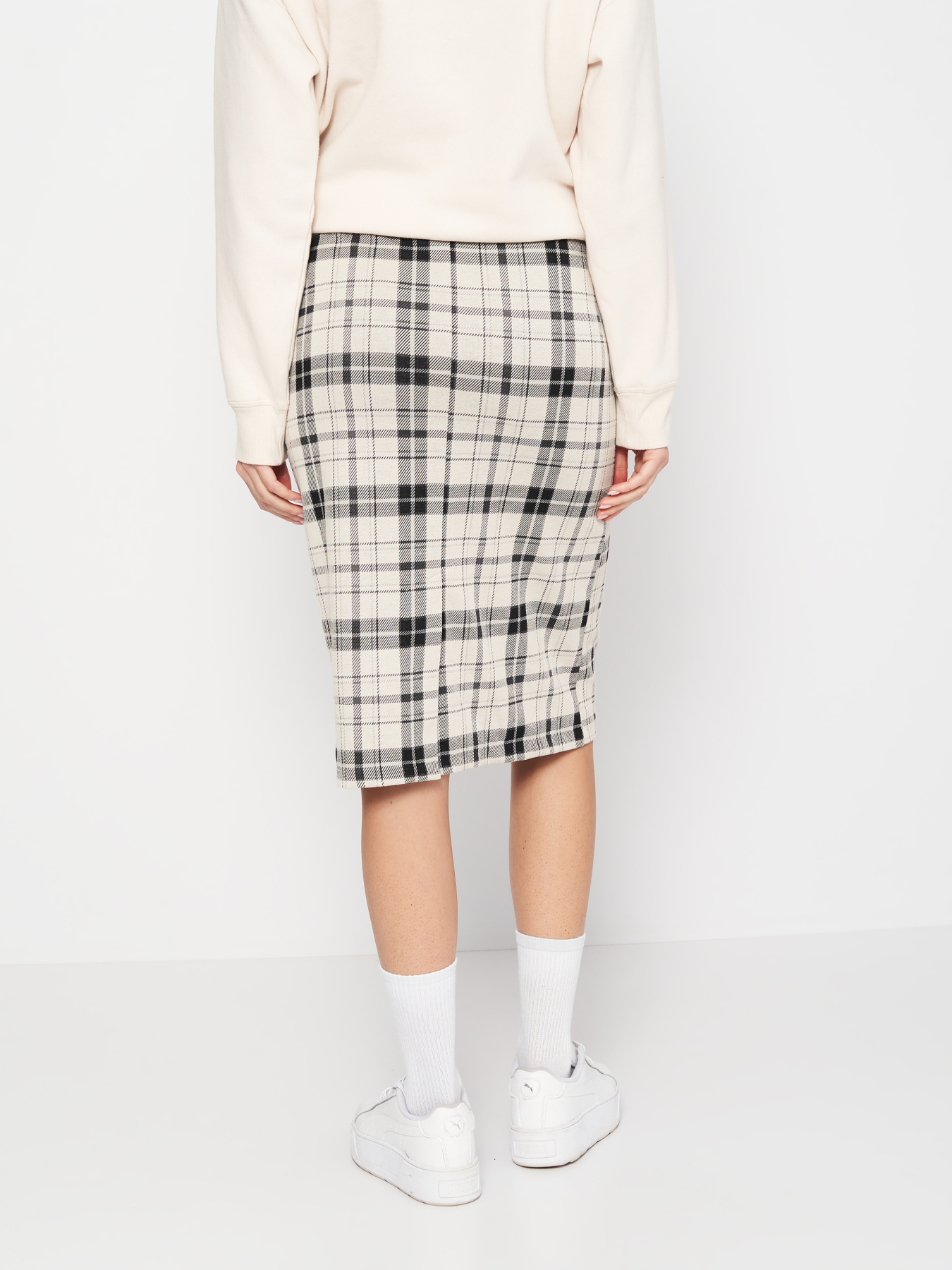 Юбка миди H&M модель 8659732arl_Черно-белый Фото