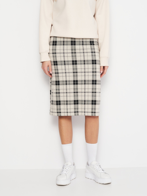 Юбка миди H&M модель 8659732arl_Черно-белый Фото