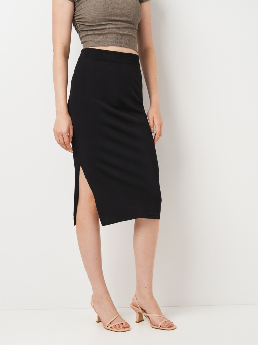 Юбка миди H&M модель 5551012ral_Черный Фото