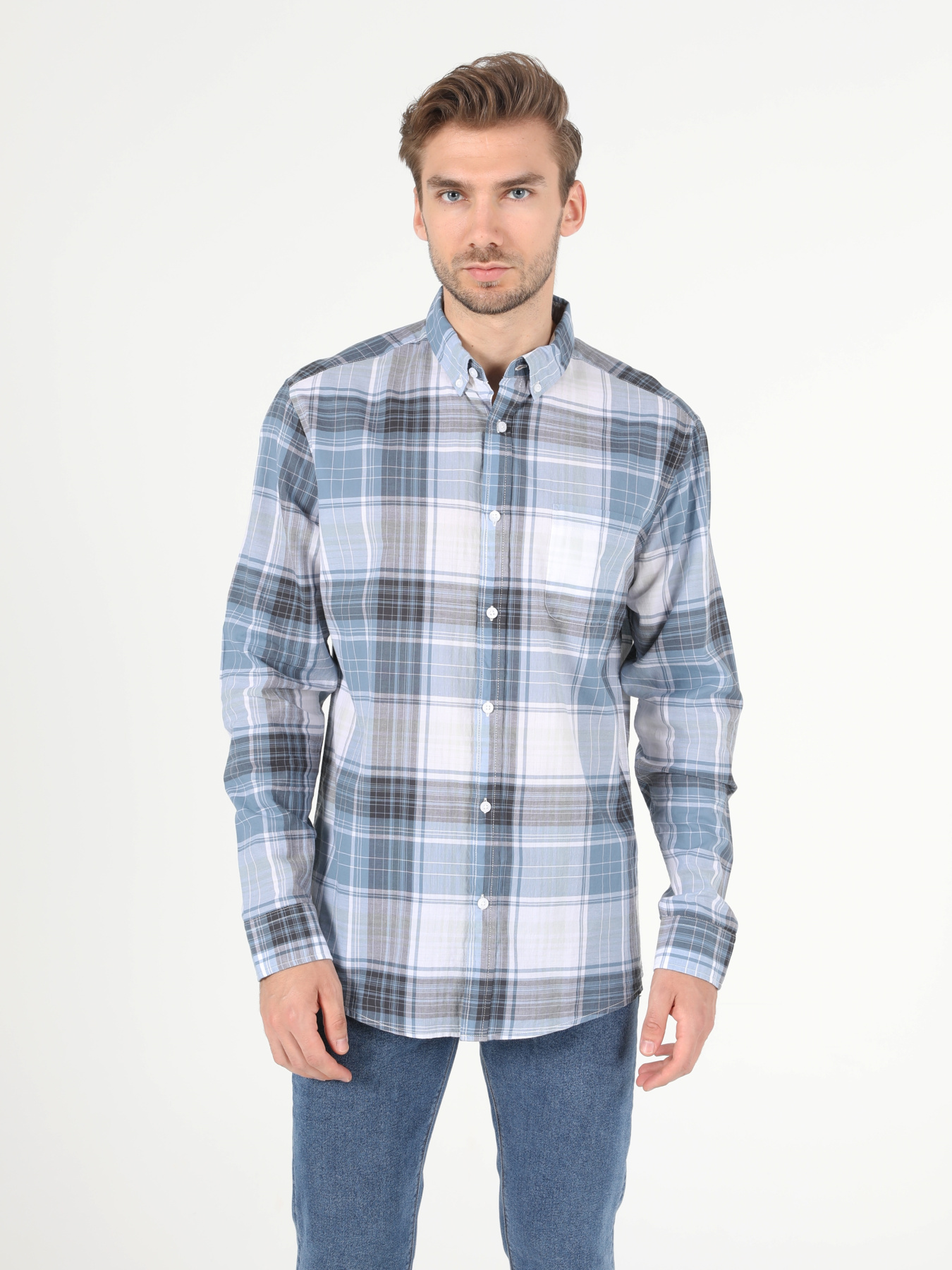 Сорочки Colin’s модель CL1052204_Q1.V1_LBL Сорочки Colin’s модель CL1052204_Q1.V1_LBL Фото