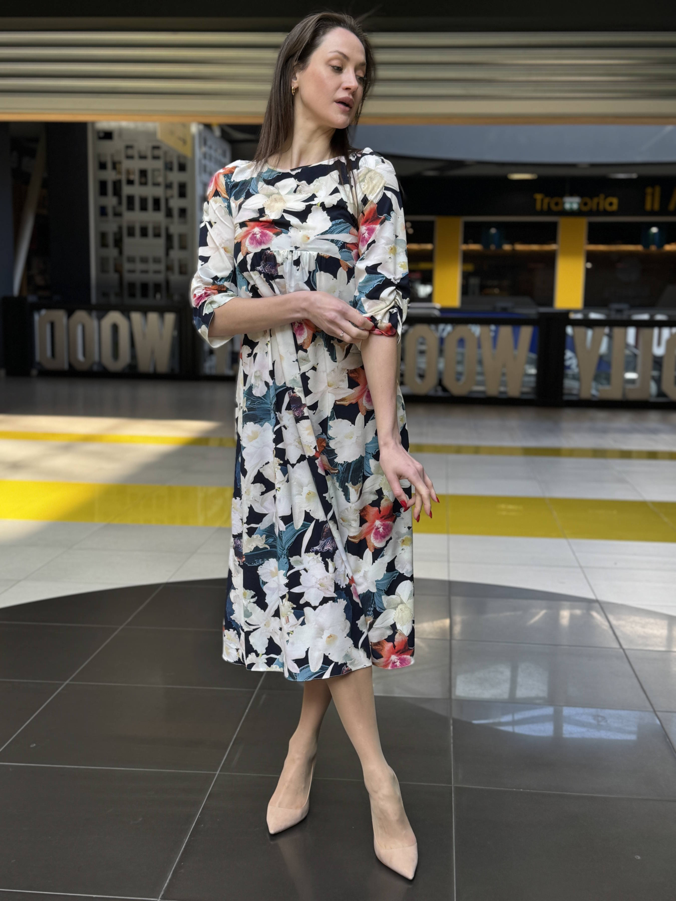 Платье миди CAT ORANGE модель 5816 Фото