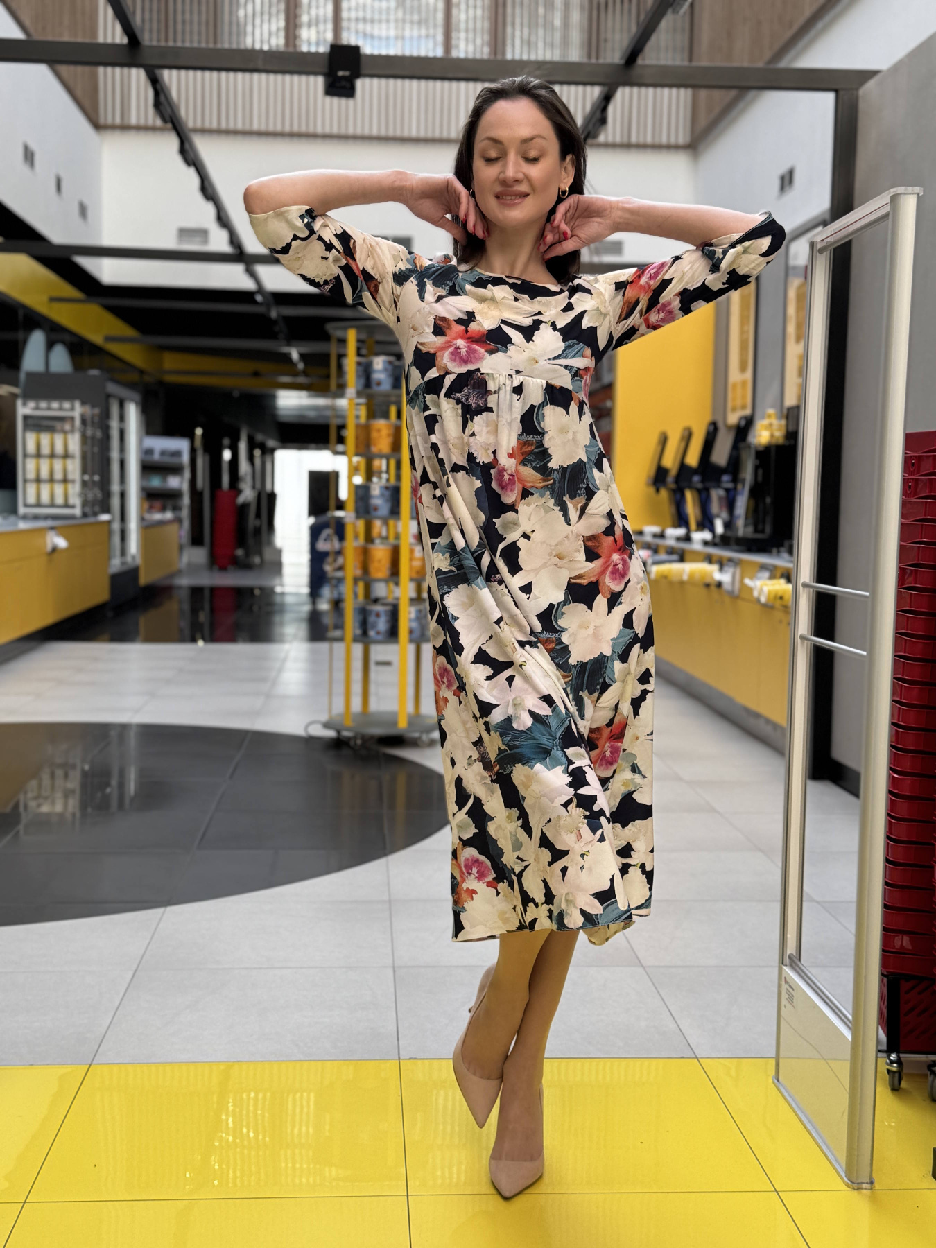 Сукня міді CAT ORANGE модель 5816 Фото