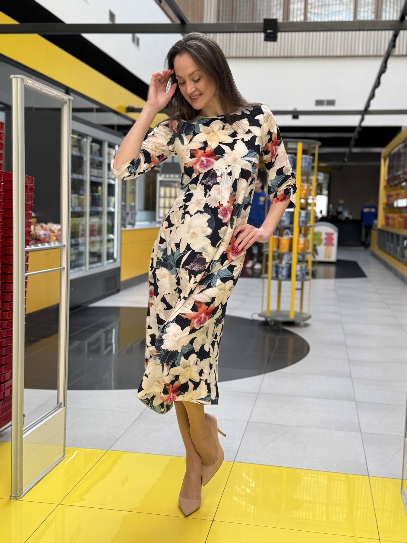 Сукня міді CAT ORANGE модель 5816 Фото