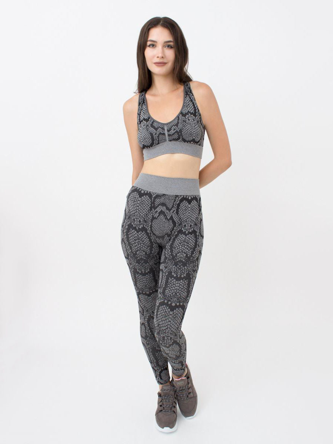 Топ спортивний Giulia Top Animal Melange 02 модель UP-00000407 Фото