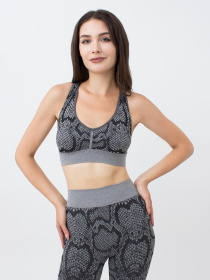 Топ спортивный Giulia Top Animal Melange 02 модель UP-00000407 Фото