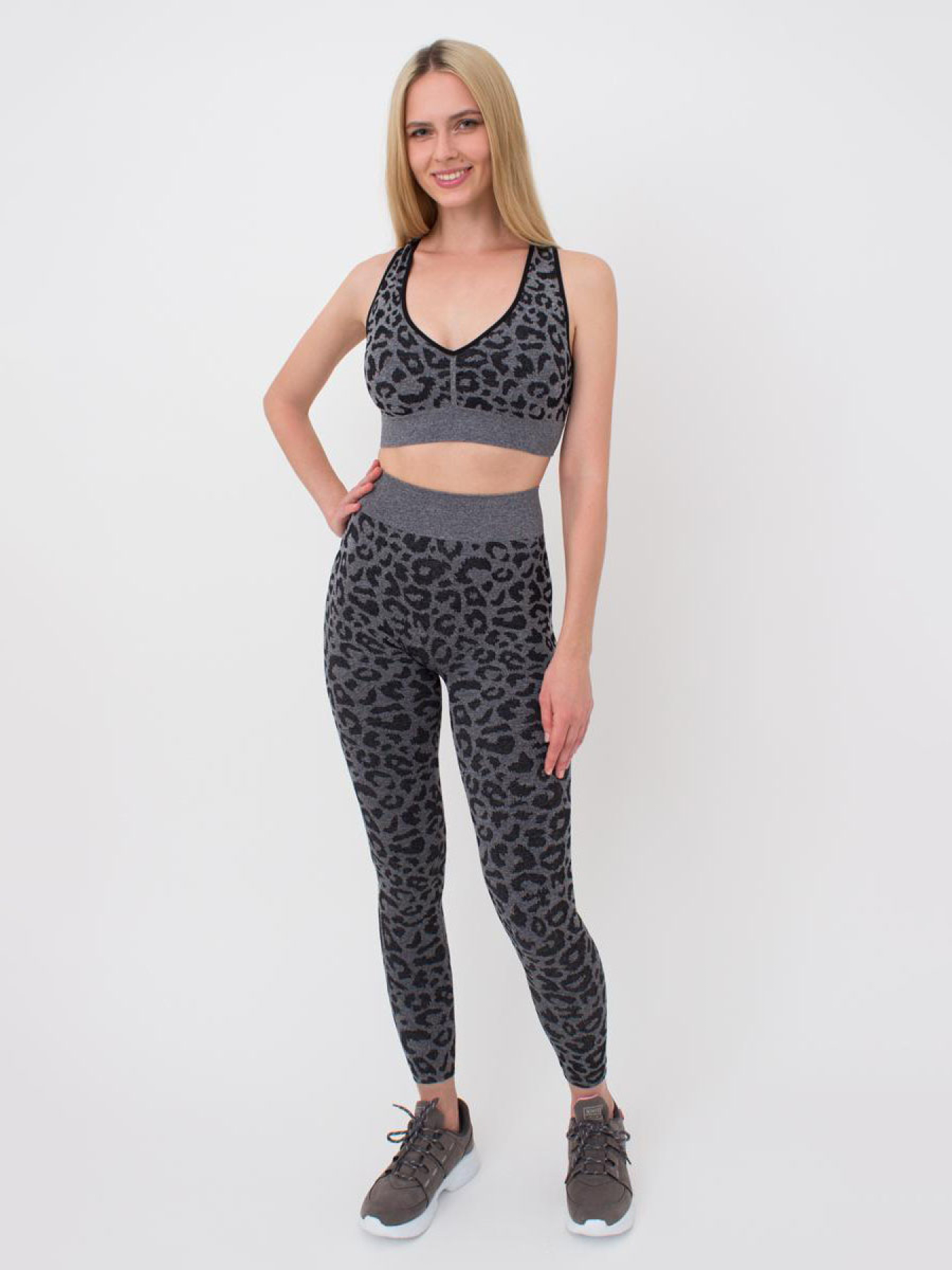 Топ спортивний Giulia Top Animal Melange 02 модель UP-00000408 Фото