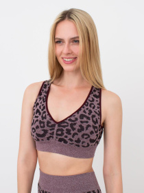 Топ спортивний Giulia Top Animal Melange 03 модель UP-00000408 Фото