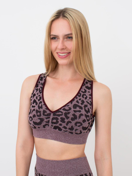 Топ спортивный Giulia Top Animal Melange 03 модель UP-00000408 Фото