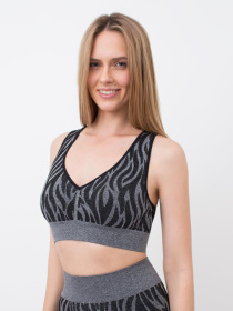 Топ спортивний Giulia Top Animal Melange 01 модель UP-00000409 Фото