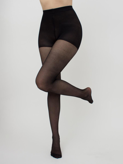 Колготы Giulia Колготки жіночі з імітацією сітки Net 40 (1) модель UP-00000638 Фото