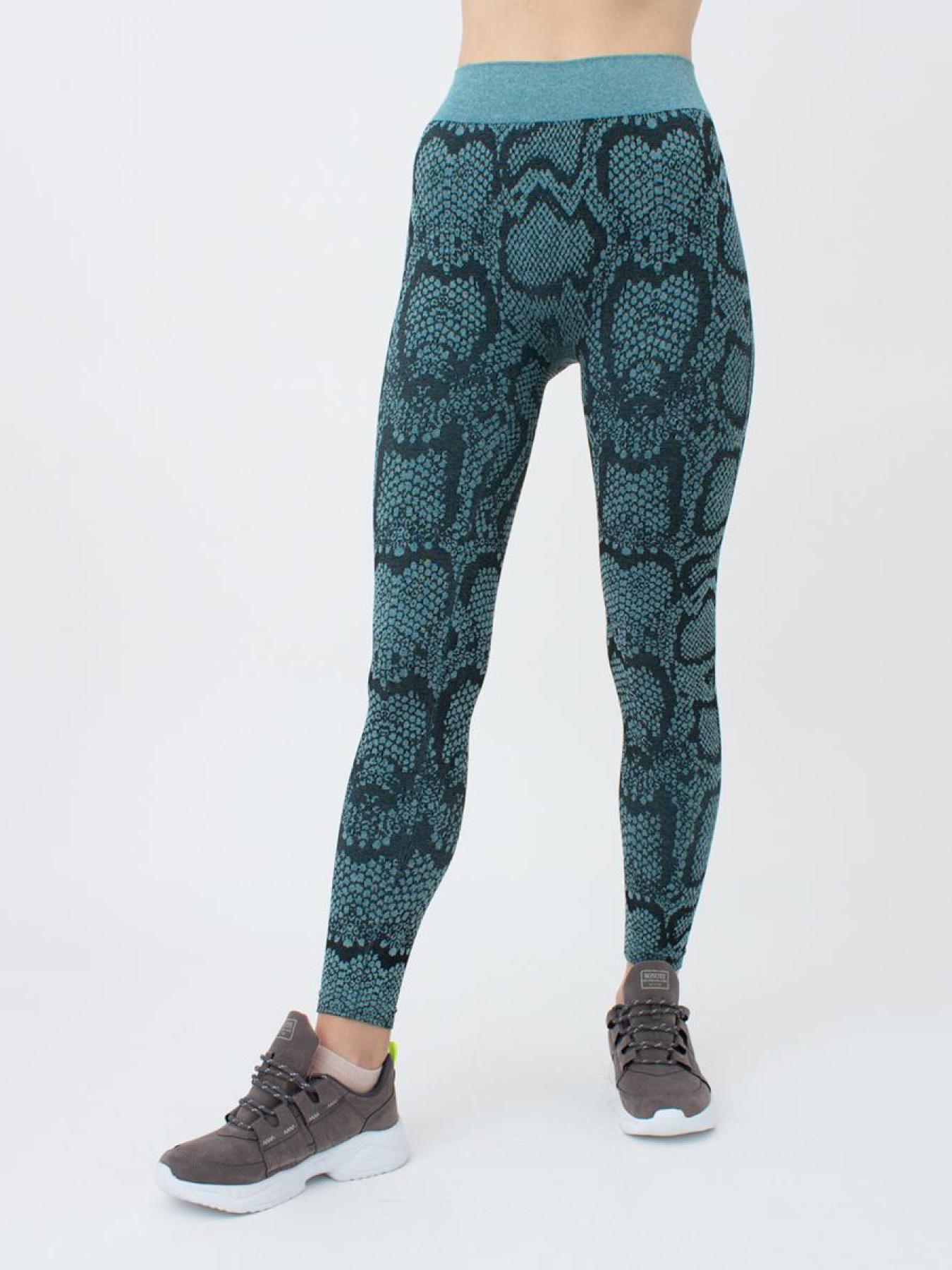 Легінси спортивні Giulia Leggings Animal Melang 02 модель UP-00001316 Фото