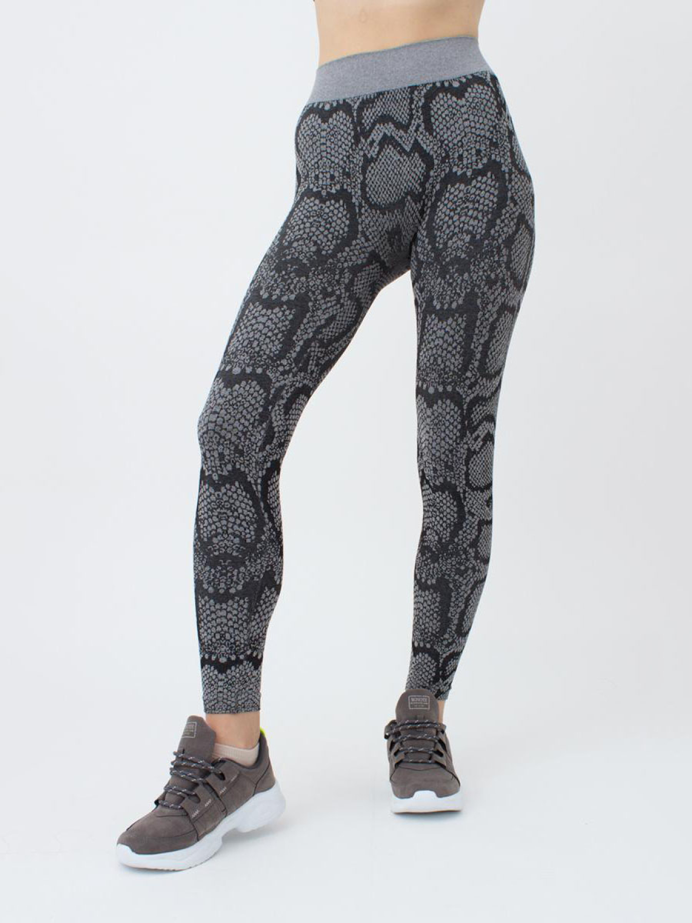 Легінси спортивні Giulia Leggings Animal Melang 02 модель UP-00001316 Фото