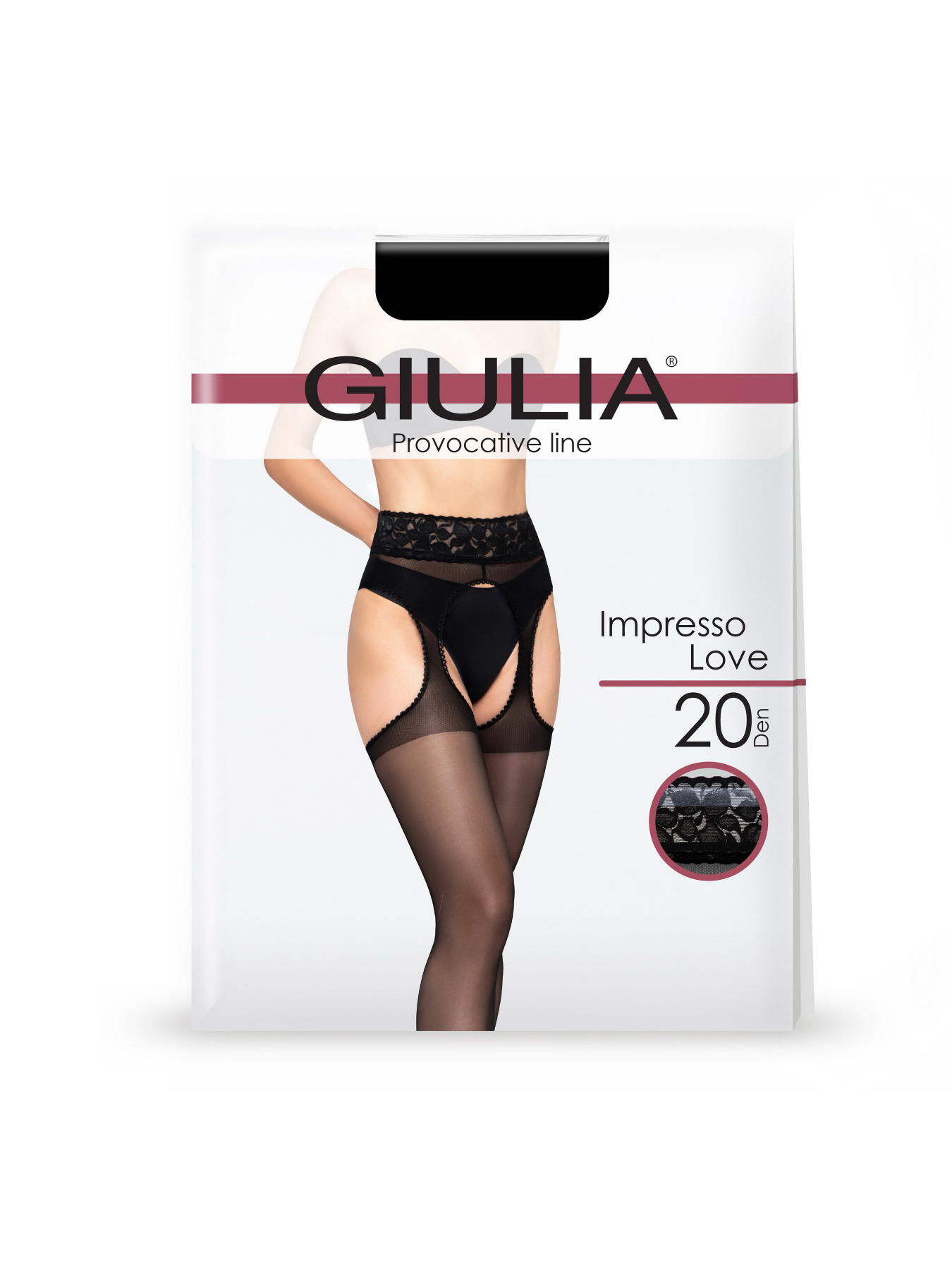 Колготи Giulia Impresso Love 20 модель UP-00001430 Фото