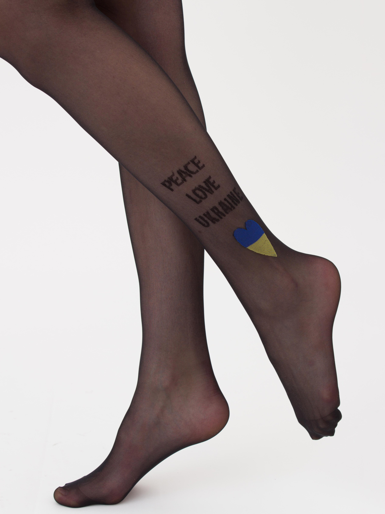 Колготи Giulia Peace Love Ukraine hearts 20 модель UP-00002188 Фото