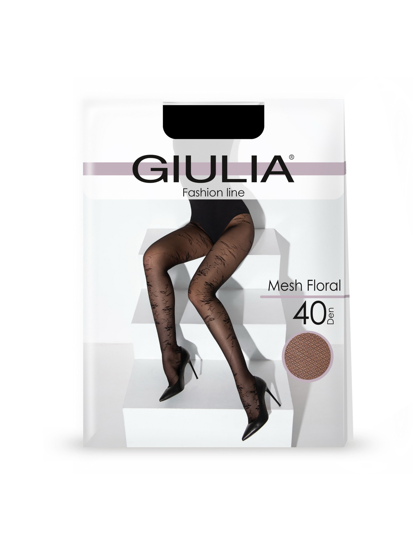 Колготи Giulia Mesh Floral 40 (5) модель UP-00002721 Фото