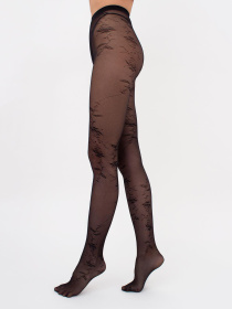 Колготы Giulia Жіночі колготки в сітку з квітковим візерунком Mesh Floral 40 (5) модель UP-00002721 Фото