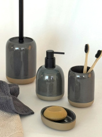 Диспенсер для жидкого мыла "Delhi" серый MBM HOME модель BA-48 GRAY Диспенсер для жидкого мыла "Delhi" серый MBM HOME модель BA-48 GRAY Фото