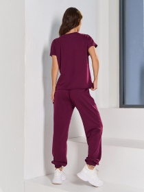 Спортивный костюм ISSA Plus модель 15057_бордовый Фото