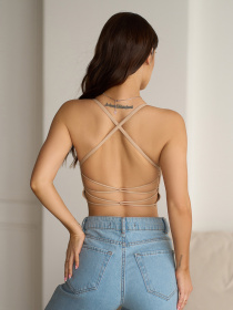 Топ ISSA Plus модель BL3-215_бежевый Фото