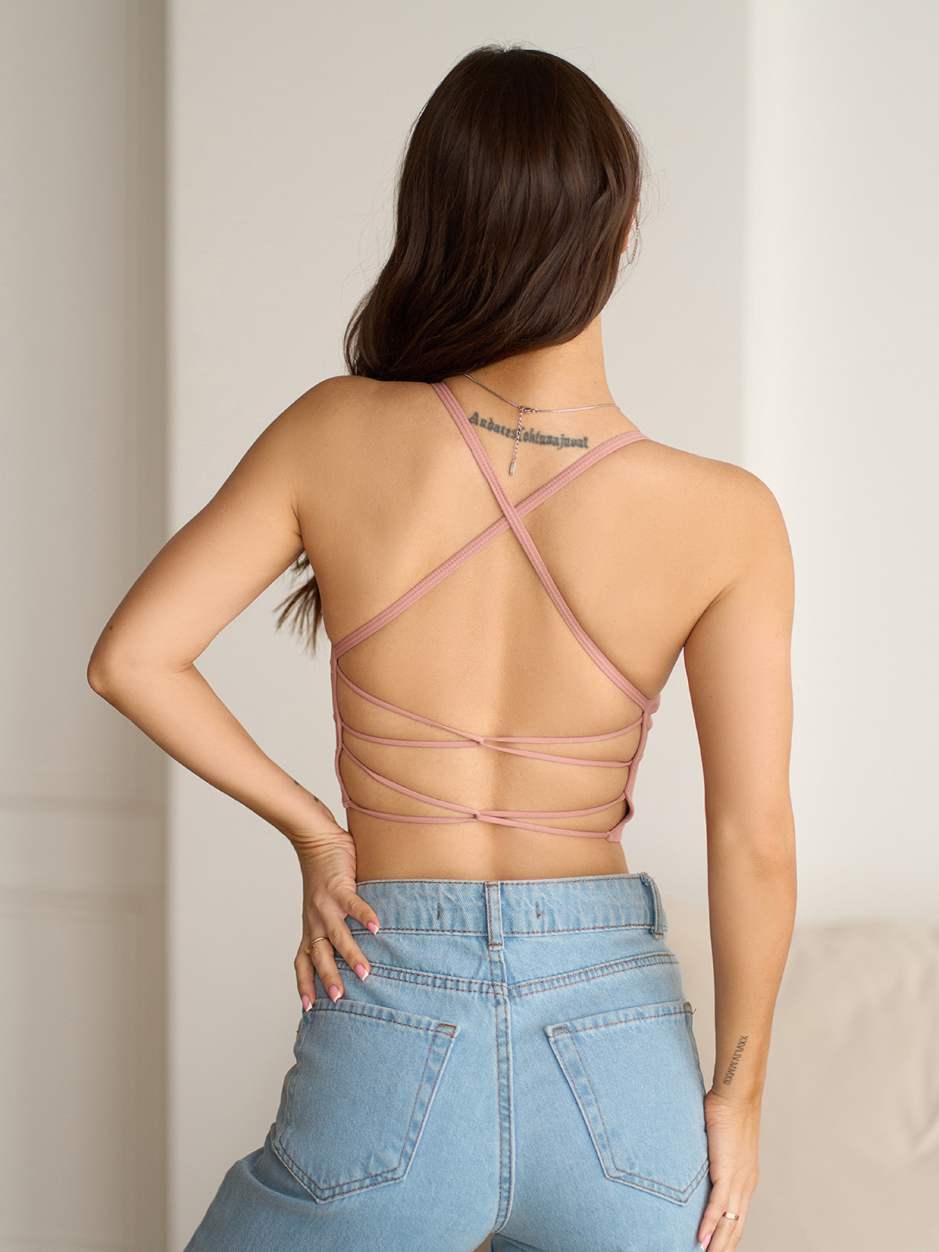 Топ ISSA Plus модель BL3-215_розовый Фото