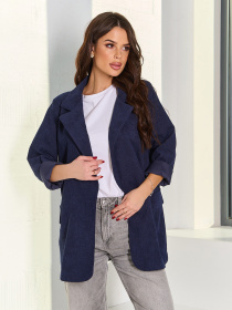 Піджак ISSA Plus модель 15071_темно_синий Фото