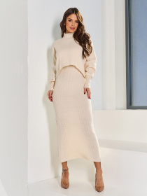 Костюм ISSA Plus модель WN20-693_молочный Фото