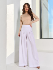 Палаццо ISSA Plus модель SA-595_белый Фото