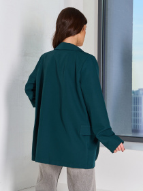 Піджак ISSA Plus модель 14179A_темно_зеленый Фото