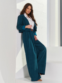 Костюм ISSA Plus модель 15064_темно_зеленый Фото