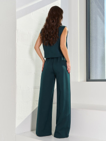 Костюм ISSA Plus модель 15065_темно_зеленый Фото